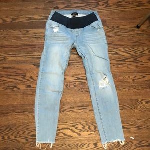 Luxe Essentials Denim Maternity Jeans